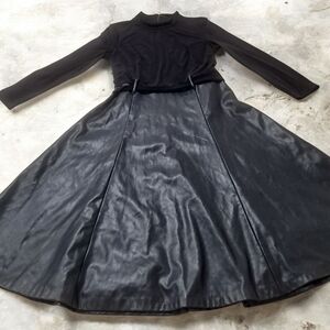 Calvin Klein Black Long Sleeve Dress